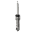 DR4.3 SH - Сверло с внутренней подачей раствора 4.3 мм короткое (титан)  (4662) 